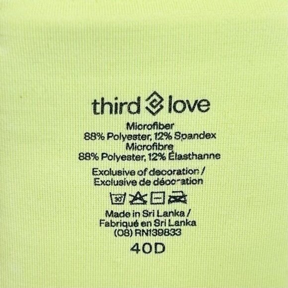 ThirdLove Kinetic Adjustable 40D Sports Bra Colorblock Purple Green Outdoors Hi - Picture 6 of 6